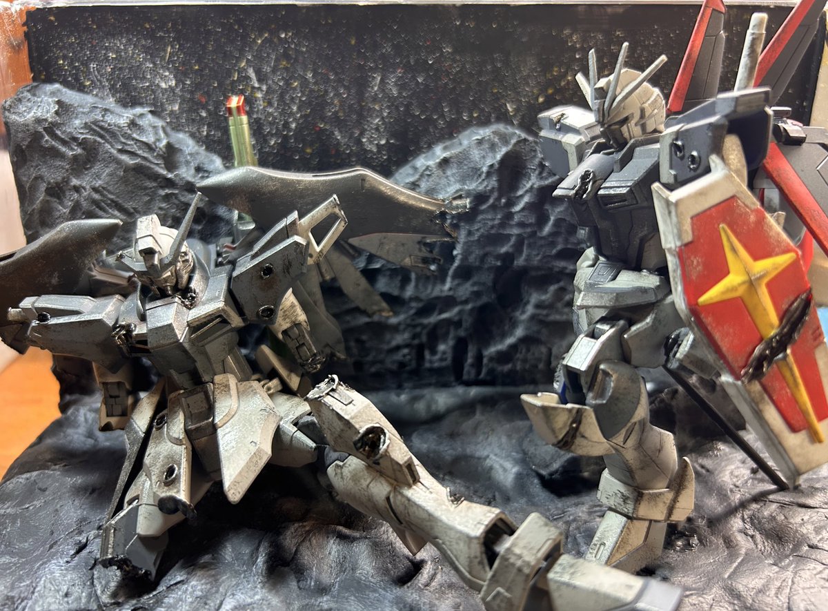 lumion2's tweet image. 久々にジオラマ作成！
SEEDの映画楽しみですねー！

#ガンプラ
#ガンプラジオラマ