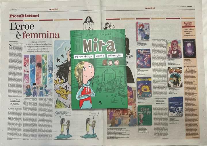 Ancora un giorno per trovare Mira al <a href="/LuccaCandG/">Lucca Comics & Games</a> ! Ce lo ricorda <a href="/TuttoLibri/">TuttoLibri</a>