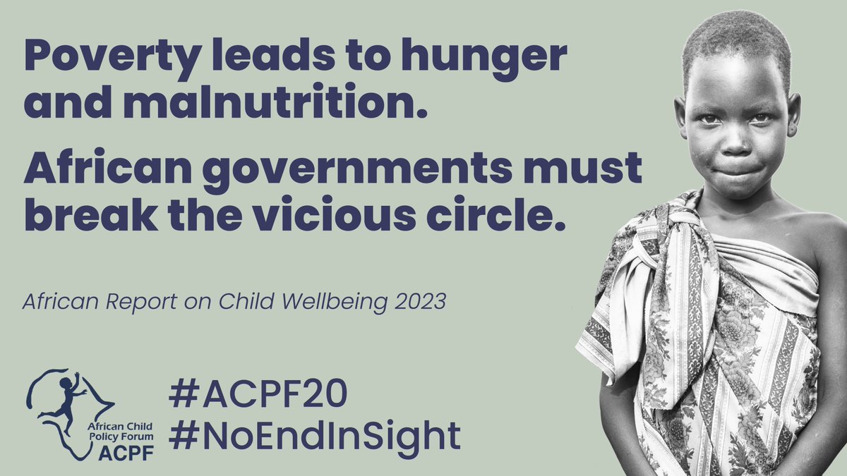 AfricanChildFrm's tweet photo. African govts must break the #hunger and #poverty vicious circle. Join our live briefings to find out what we can do about it. https://t.co/p1nwb5cEbG #AfricaFitForChildren #EndChildHunger #EndChildPoverty #ACPF20 #NoEndInSight #JusticeNotCharity https://t.co/2CGXV5q2Lb