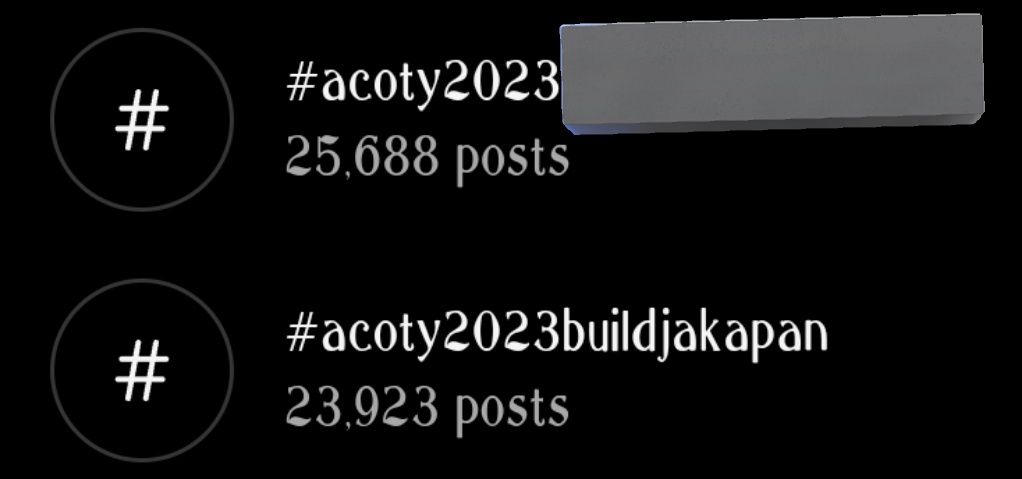 🆘 ⚠️ ‼️⁉️❗ NETIZEN 

Goto Instagram to check count and see opponent already leading by almost 2 K posts 😭

Please goto Instagram and make some posts with format 👇

I vote #BuildJakapan for Asian Celebrity of the Year #ACOTY2023
#ACOTY2023BuildJakapan @thenetizensreport