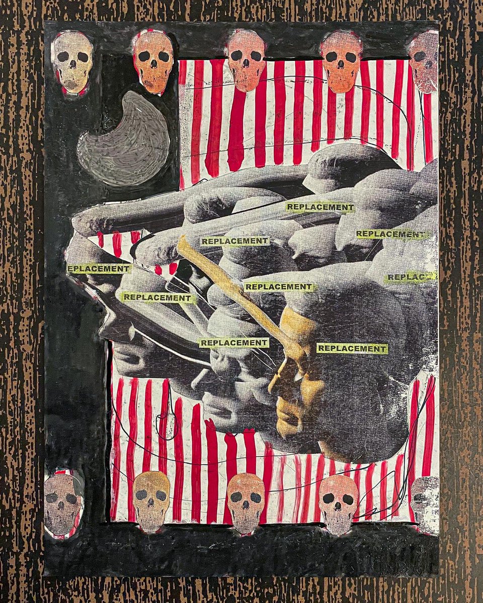 hidden_circus's tweet photo. REPLACEMENT
Collage, marker and pencil on Paper | 2023
210×297mm
https://t.co/6o2FATmqkC
#replacement #humanpotrait #end #drawing #collage https://t.co/eXIylCbAYw