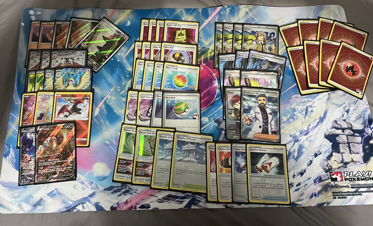 CocksStefan's tweet image. Had a very successful weekend with this list, I came first at a win a box/challenge Saturday, then finished top 4 at a cup today. Only change was I played lost city over temple on Saturday. The grind continues.