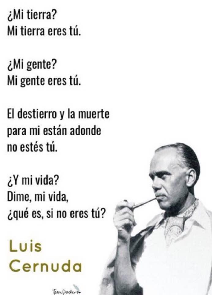 «…Ellos, los vencedores Caínes sempiternos, De todo me arrancaron. Me dejan el destierro.…».  
✔️El gran poeta #LuisCernuda fallecía en el EXILIO en #México en el domicilio de su amiga #ConchaMéndez 📷 NO AL OLVIDO  #MemoriaHistorica #ComparteCultura