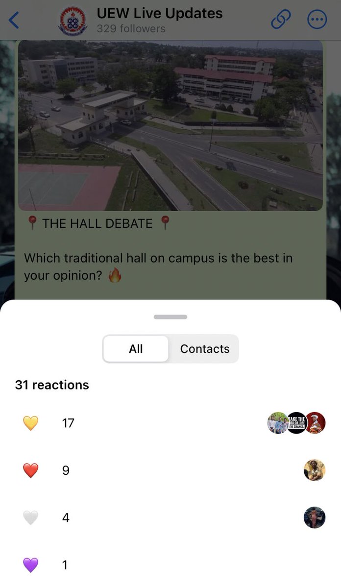 Ghartey hall upon a social media survey by UEW Live Updates has stand out to be the best Traditional Residential Hall on Campus.

This happened after winning in both X and WhatsApp channel polls.

They have proven to be indeed the Royals of the land.
<a href="/UewGharteyHall/">UEW- Ghartey Hall Official</a> 🔥🔥
