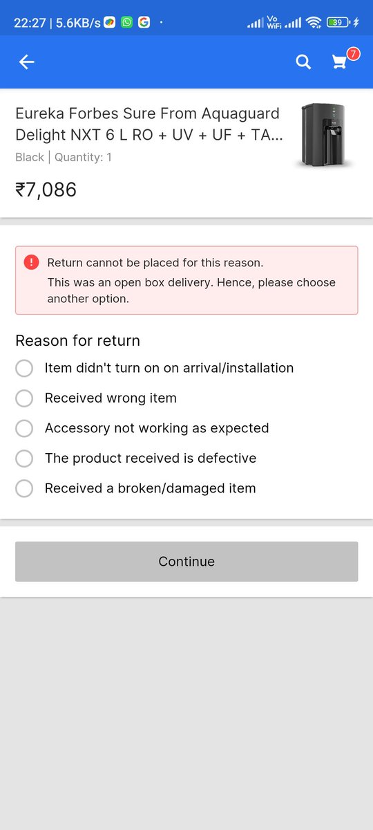 OfSanjay's tweet image. Beware of @Flipkart! Ordered a filter, got the WRONG product - practically identical! @EurekaForbes technician didn&apos;t even notice! Complaint on consumer portal IGNORED! 😡 They&apos;re stalling to make the 10-day return period expire! #FlipkartScam #UnprofessionalBehavior 🛒🔥