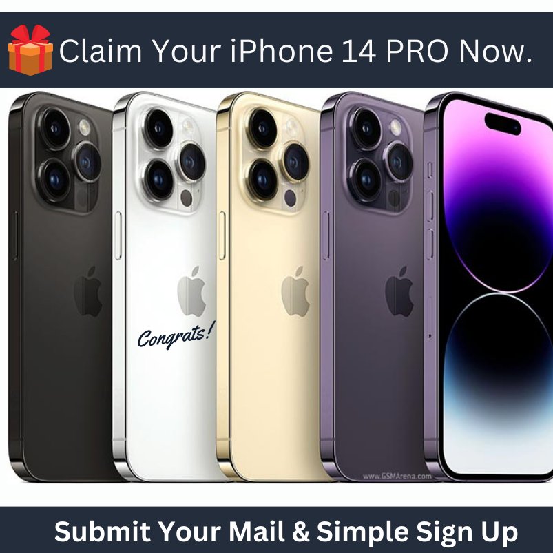 jones54173's tweet photo. You can win iPhone 14 pro Now.
 
⬇️Submit Your Mail &amp; Simple Sign Up
👇🏻click the link
  https://t.co/lEkZBVTq8z

#iPhoneLovers
#AppleObsessed
#iPhonography
#iOSMagic
#AppleAddict
#iPhoneXperience
#instagram 
#iPhoneography
#iPhoneEnthusiast https://t.co/BgdgvrroO5