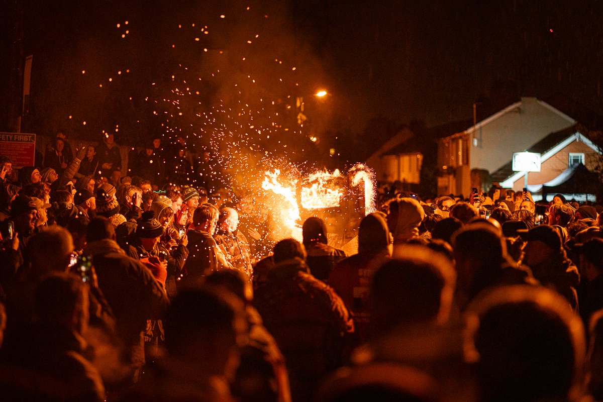 Ottery St. Mary Tar Barrels captured last night. A pretty epic first time experience to this event! 

@SWNS

#devon #otterystmary #tarbarrels #exploredevon #southwest #news #bonfirenight #photojournalism