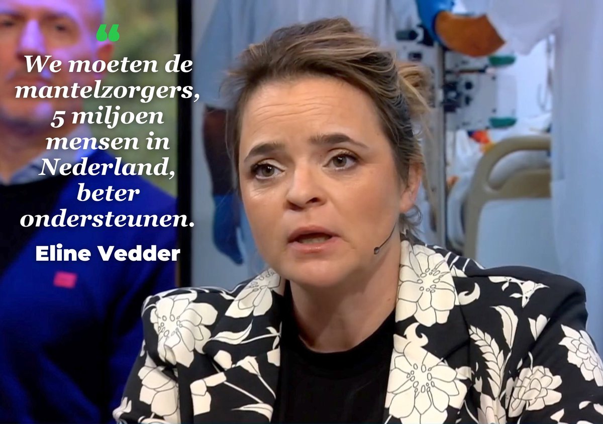 "We moeten #mantelzorgers beter ondersteunen."

Er wordt steeds meer van de #zorg gevraagd. Daarom moeten we zuinig zijn op de miljoenen mantelzorgers die liefdevol voor een ander zorgen.

Het CDA wil voor hen meer ondersteuning en minder regels. 

<a href="/ElineVedder/">Eline Vedder</a> bij #WNLopzondag.