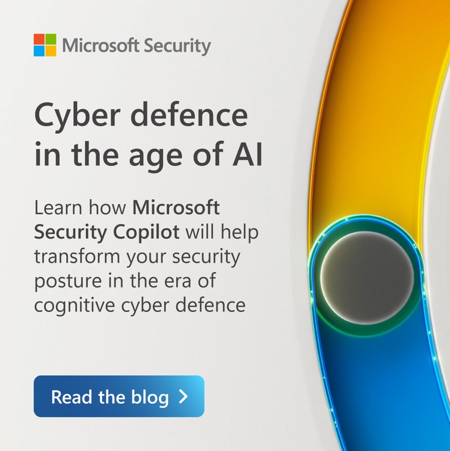 MSFTBusinessUK's tweet photo. Learn how Microsoft Security Copilot will help transform your security posture in the new era of cognitive cyber defence.
Read the blog: https://t.co/0rz8WcNli4
#MicrosoftUK #Cybersecurity #ArtificialIntelligence #Leadership https://t.co/Kre1T6MQWe