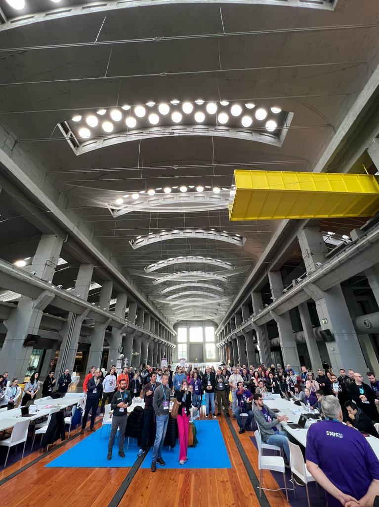 Una gran afluencia hoy en el #contributorday
#WCMAD