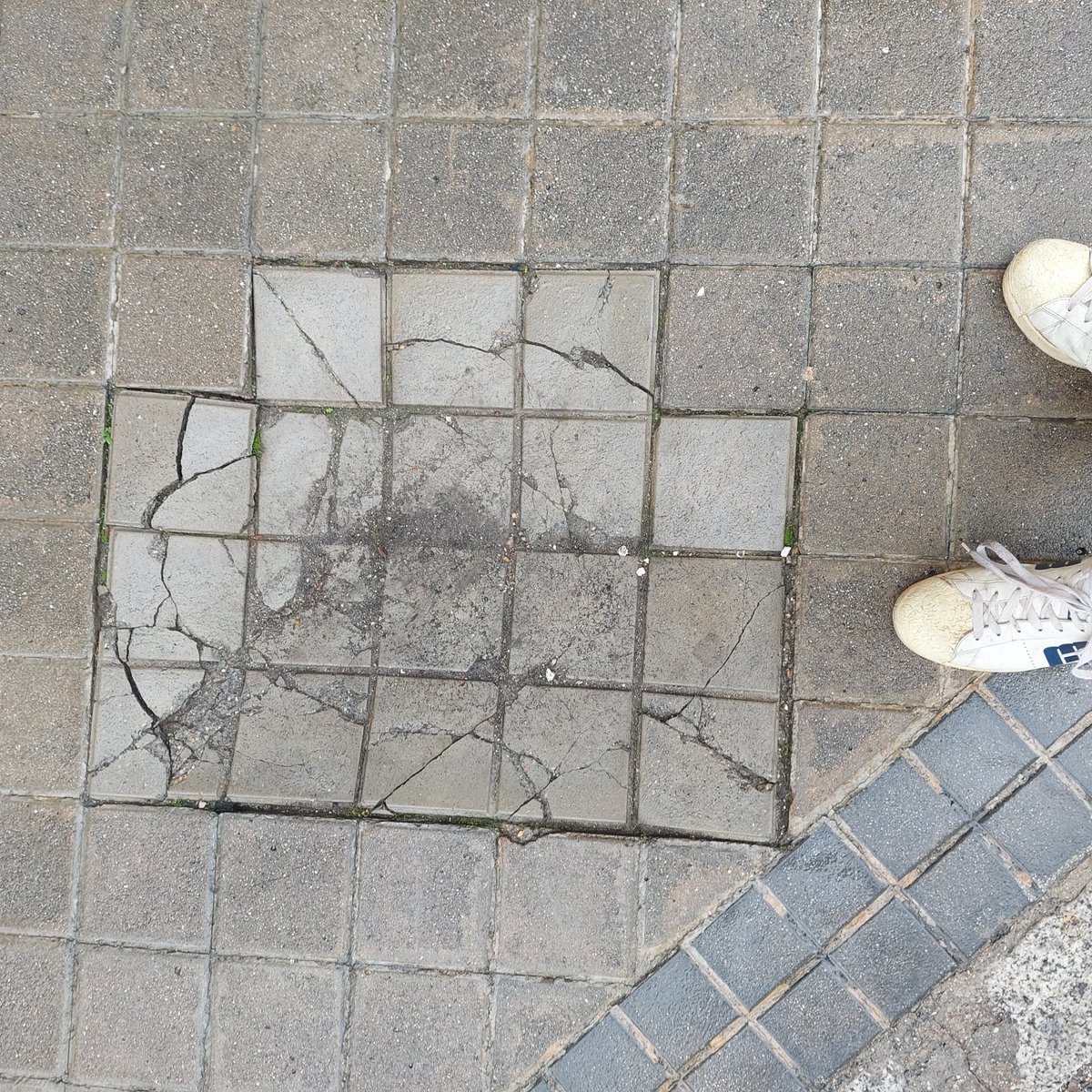 ALPozuelo's tweet photo. @Lineamadrid, hay una anomalía en la acera de la calle del Tercio, entre el número 32 y el 34.
Hay planificada la resolución de otra anomalía en el número 30.
Esta undida la acera https://t.co/b26xEgkIye