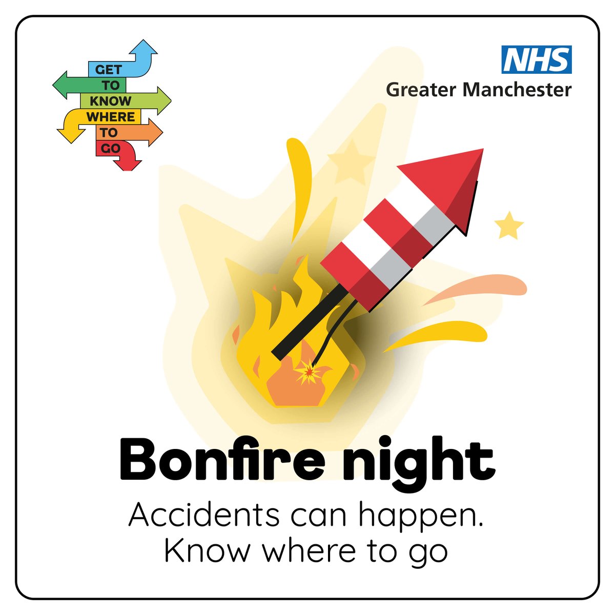 Have a safe bonfire night.
If an accident happens, Urgent Treatment Centres can help with minor burns.
Find your nearest centre nhs.uk/service-search….
Always call 999 if necessary and always seek medical advice for a baby or child who has been burned.
#GTKWTG