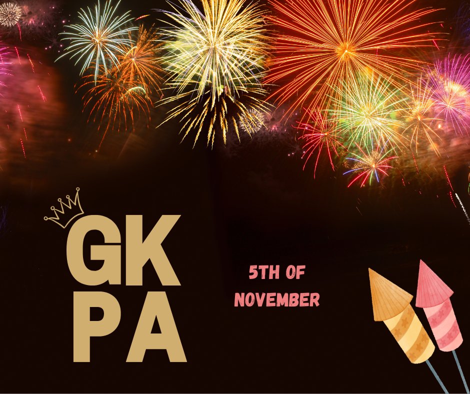 We hope everyone has a fun and safe Bonfire night! #fireworks #5thofnovember #sparklers #staysafe #fun #gkpa