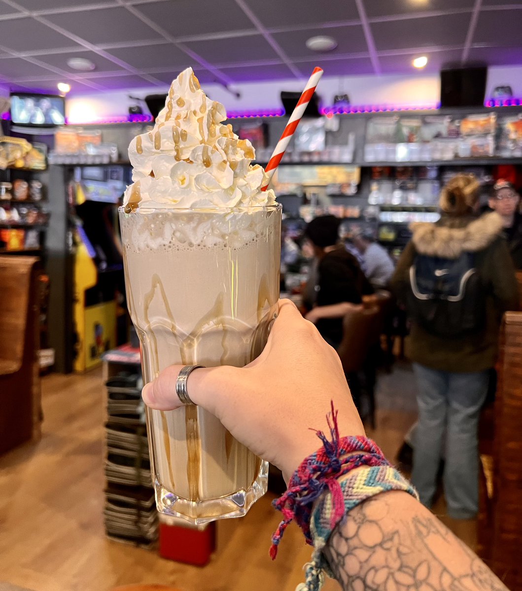 RBlastCoffee's tweet image. Its the weekend, fancy trying one of our signature milkshakes and a few games on our retro arcades we would love to see you, we are open from 11 till 4pm today for all your geeky retro needs!

#coffeeshop #retroarcade #localgamestore #localgamecafe #lgs #spaceinvaders #pacman
