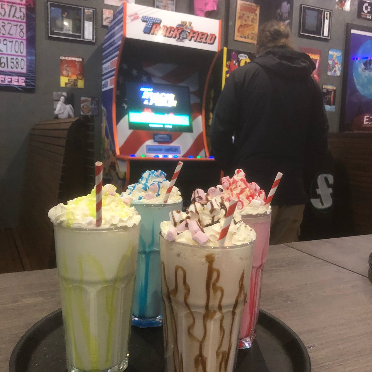RBlastCoffee's tweet image. Its the weekend, fancy trying one of our signature milkshakes and a few games on our retro arcades we would love to see you, we are open from 11 till 4pm today for all your geeky retro needs!

#coffeeshop #retroarcade #localgamestore #localgamecafe #lgs #spaceinvaders #pacman
