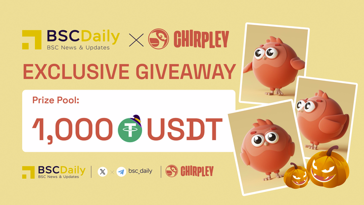 📌<a href="/BSC_daily/">BSCDaily</a> #Airdrop 

•Rastgele kişi başı:
🎁50 kişi $20 USDT kazanacak

📍Katılım👉galxe.com/bscdaily/campa…

📅Son gün: 8 Kasım

#Dropiers #Giveaway #borsa #Cekilis #dolar #Bitcoin #DolarTL #usdtry #binance