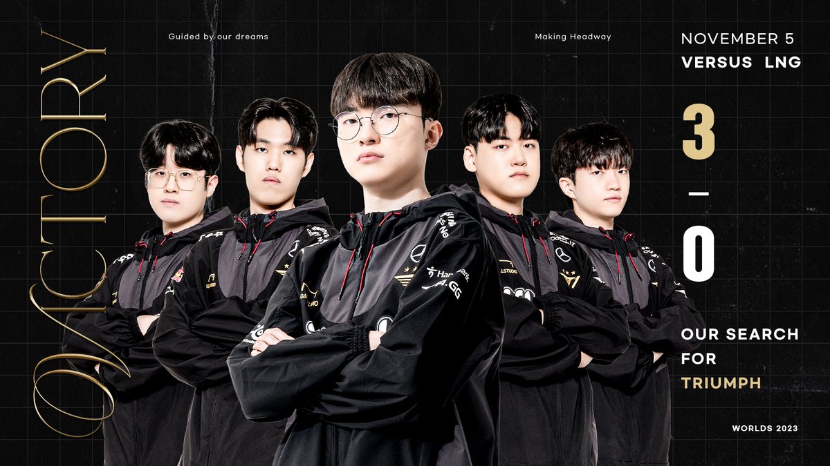 [#Worlds2023 Knockout Stage Quarterfinals vs. LNG]

다전제의 T1.😤

BO5 is T1.😤 

#T1WIN #T1Fighting #T1atWorlds2023