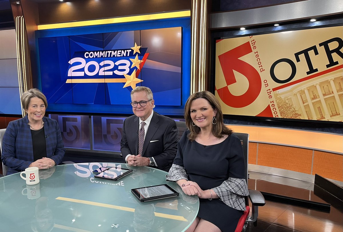 The clocks may fall back but @MassGovernor is pushing forward. A vital conversation on the migrant crisis, guns, MBTA, and more. #wcvb’s OTR at 11 AM @SharmanTV @EdWCVB keep things on point. @maryannemarsh @VirginiaBuckin1 break down the politics. #mapoli #bospoli @universalhub