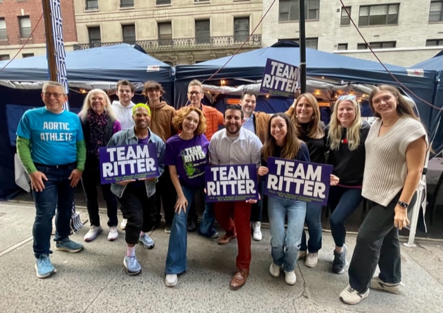 The JRF wishes all of our Team Ritter runners the best of luck today at the TCS New York City Marathon. #TeamRitter #AortaEd #JohnRitterFoundation