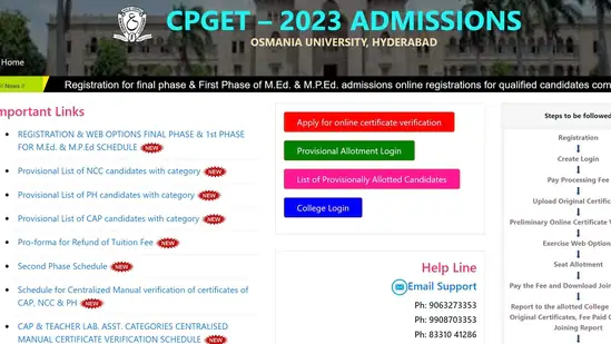 htTweets's tweet photo. #CPGET Counselling 2023: Registration begins for MEd, MPEd courses, details here
https://t.co/eMP1oSzmyX https://t.co/z00pkiBnsP