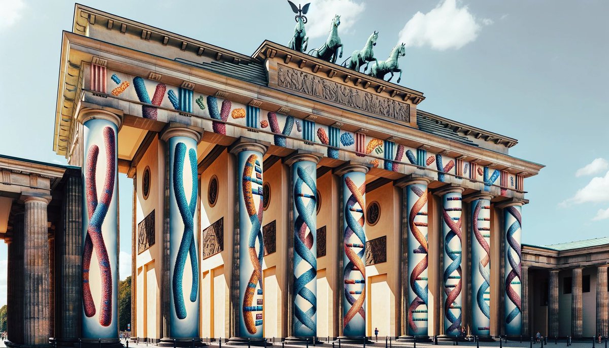 To celebrate #CMLHZ23, the Brandenburg gate has dressed up for us today :-)