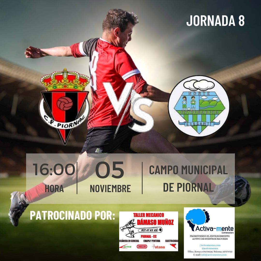 🔥HOY JUGAMOS🔥

Tocara pelear para tratar de conseguir una nueva victoria. Que mejor plan para la tarde de domingo. Pasamos Lista 😜

🆚<a href="/neacademii/">neacademii</a>
🗓05/11/23
⏰16:00
🏟Municipal de Piornal

Jornada Patrocinada por Activamente y Talleres Damaso

VAMOS PIORNAL ❤️🖤