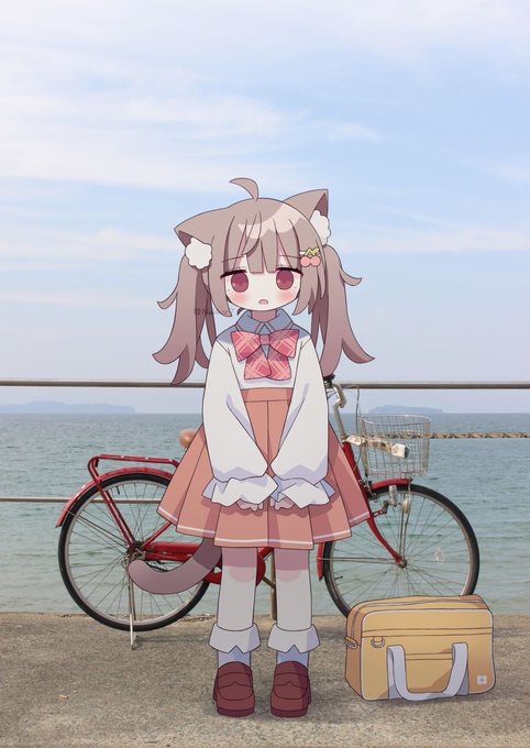 「自転車 プリーツスカート」のTwitter画像/イラスト(新着)