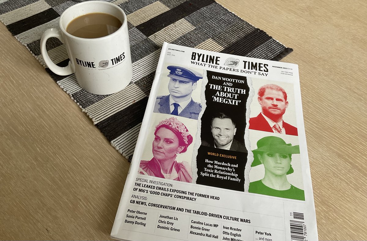 Sunday morning sorted <a href="/BylineTimes/">Byline Times</a> #buyarealpaper