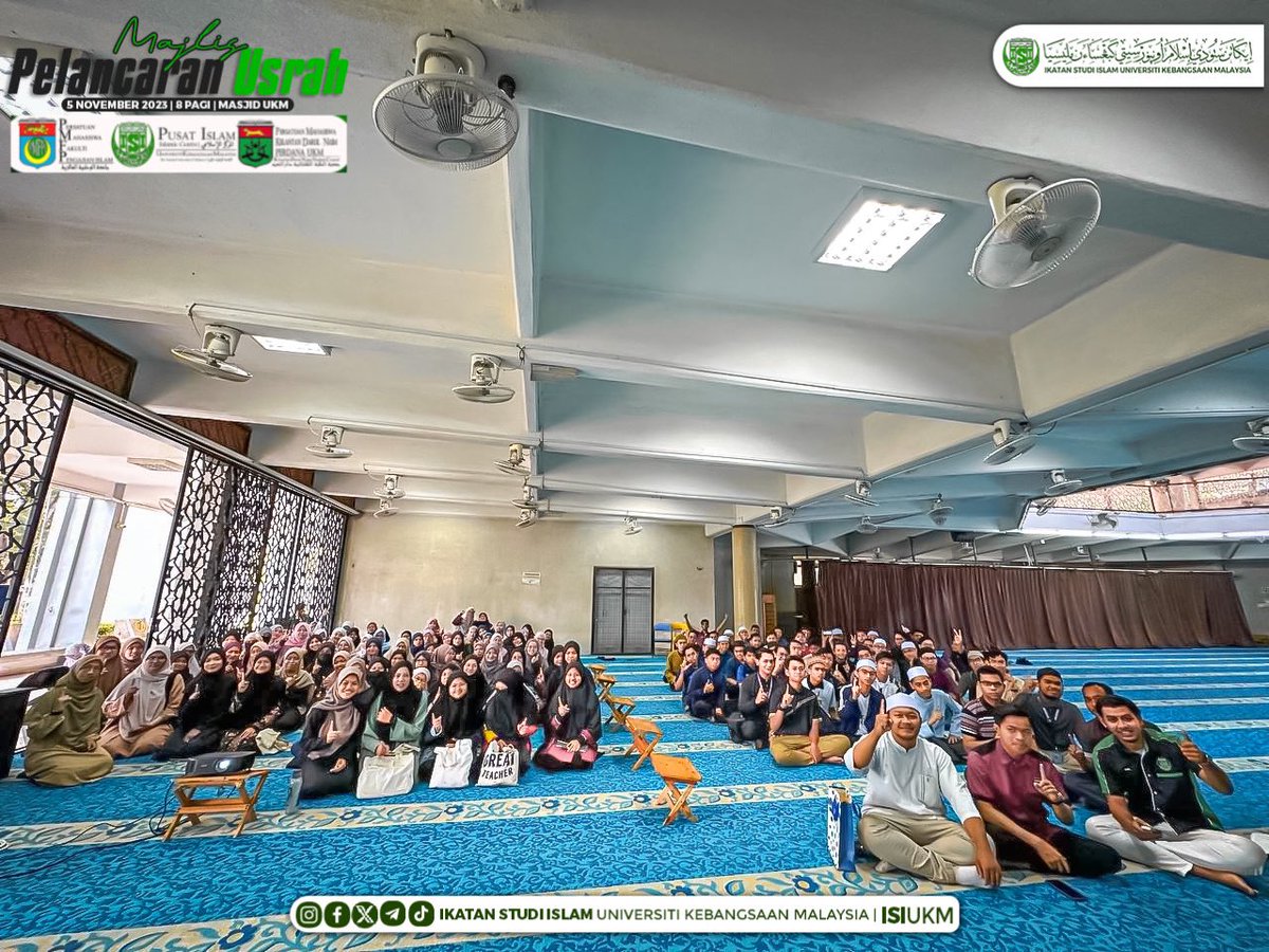 ISIUKMofficial's tweet photo. [ MAJLIS PELANCARAN USRAH MINGGUAN ]

#UsrahDay #UsrahISIUKM #RakanISIUKM #ISIUKMwithUs #PMFPI #PERDANA #UKM https://t.co/fVFetNXMlu