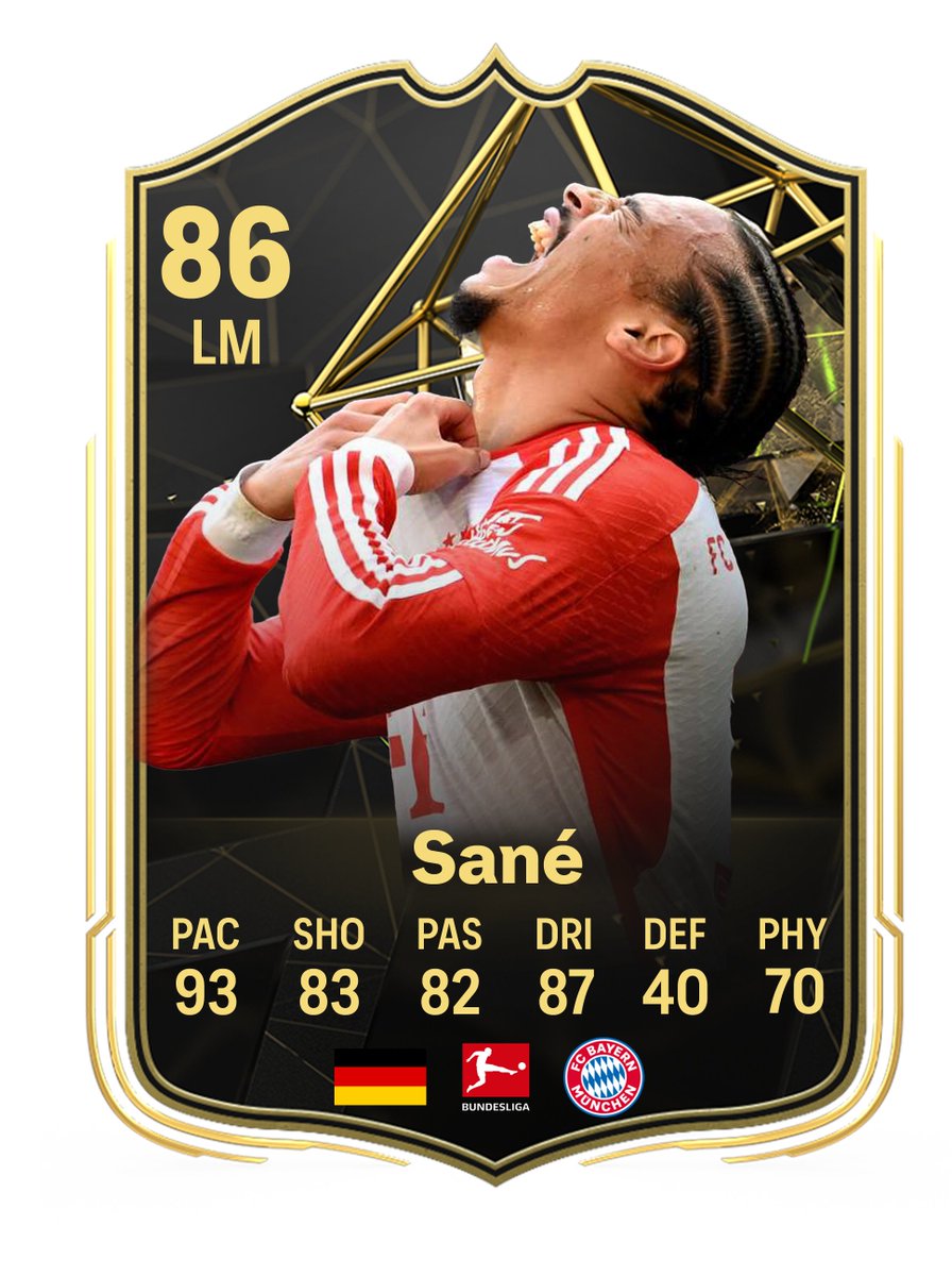 MattiaBattelli's tweet photo. #Sane e #Grimaldo portano alla vittoria rispettivamente il #BayernMunich e il #BayerLeverkusen ! Usciranno nel #totw8 di #fc24?  A voi i commenti 👇 https://t.co/FMm1GF3URV