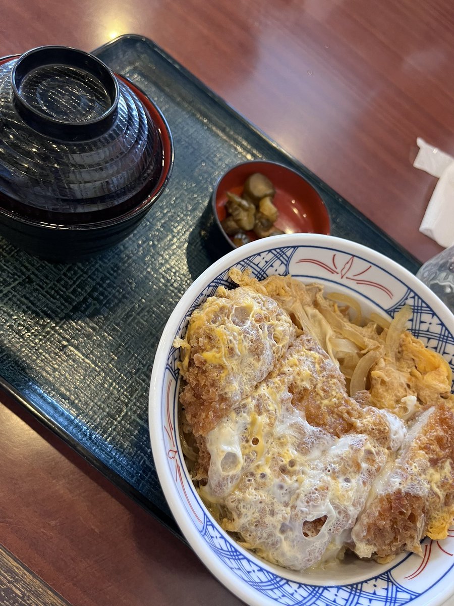 tomo_cd8's tweet photo. カツ丼食べたい欲が止まらなくて調子良いし食べてしまったーー

夜は調整します https://t.co/QJalRSLsGV