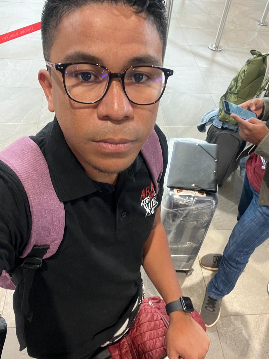 Michel from Madagascar rocking his ARASA T shirt is ready for #talpmodule4 #talp2023 @_ARASAcomms <a href="/nakittosharonn/">SHARON NAKITTO</a> <a href="/Doyenne98221780/">Trecia Ndelema</a>