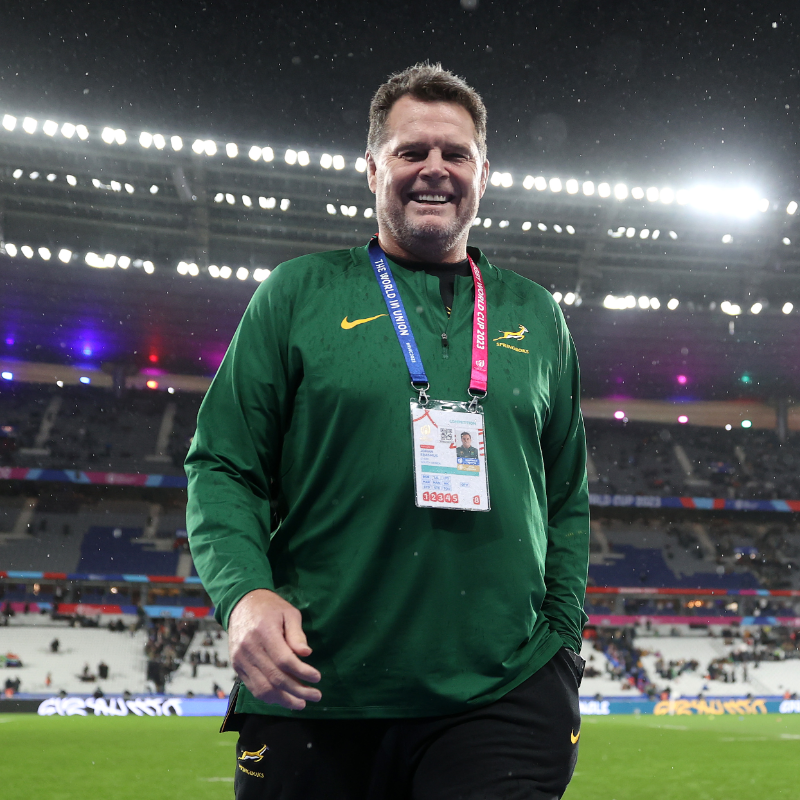 SSRugby's tweet photo. Rassie Erasmus will return as head coach of the Springboks for the foreseeable future ✅🇿🇦

#StrongerTogether