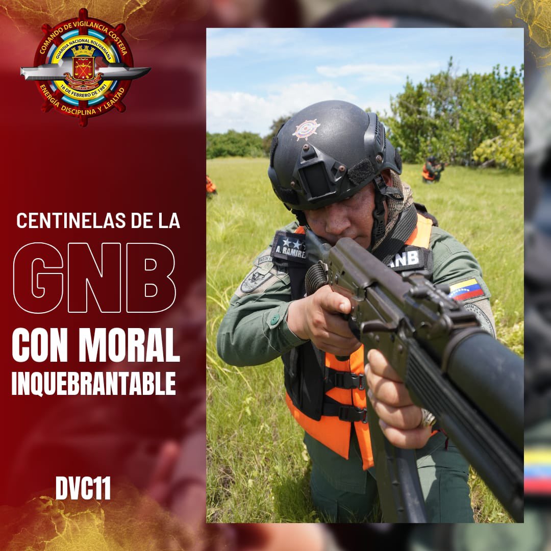 ¡EXCELENTE DOMINGO! 🇻🇪☀️Nuestros Efectivos Militares de la Guardia Nacional Bolivariana con lealtad, disciplina y abnegación seguimos asegurando la paz y tranquilidad de los ciudadanos.
