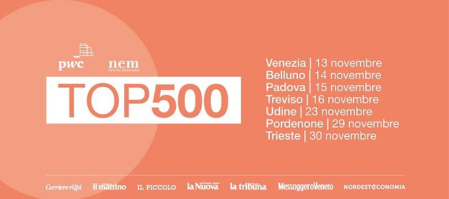 Torna Top 500 con sette tappe, save the date 

#top500 #nordesteconomia