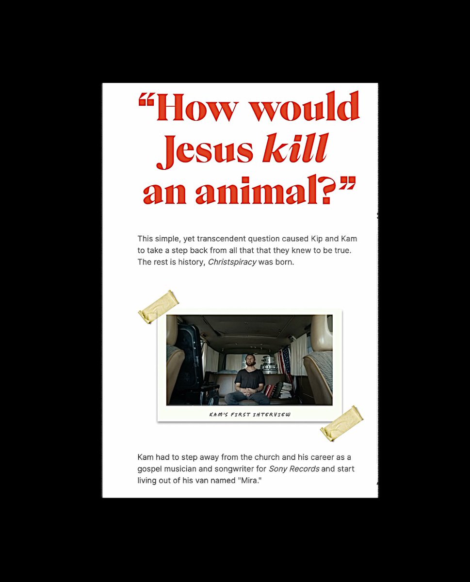 #Christspiracy 'How would #Jesus #kill an animal'?
A documentary whose time is long overdue! 5 years in the making. christspiracy.com 
#GoVegan #EatPlants #MeatIsMurder