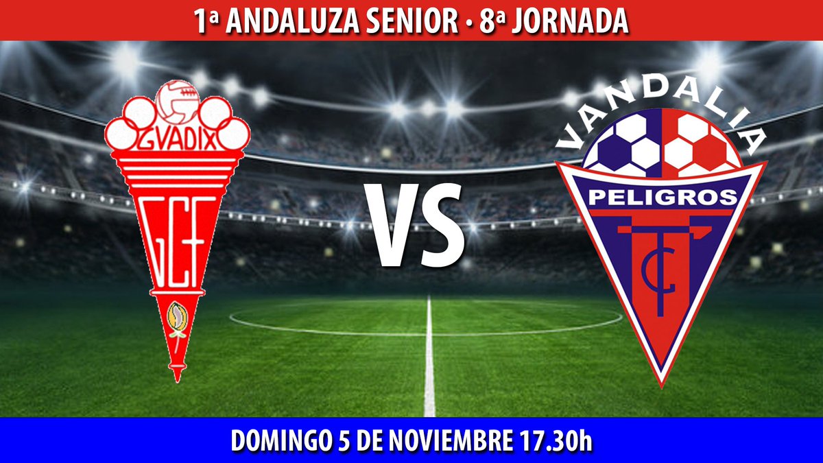 📆 Domingo 17.30h
⚽ Guadix CF vs Vandalia CF
🥇 1ª Andaluza senior
🟩 Estadio municipal de Guadix
🖥 En directo youtube.com/live/jAUTxuQks…