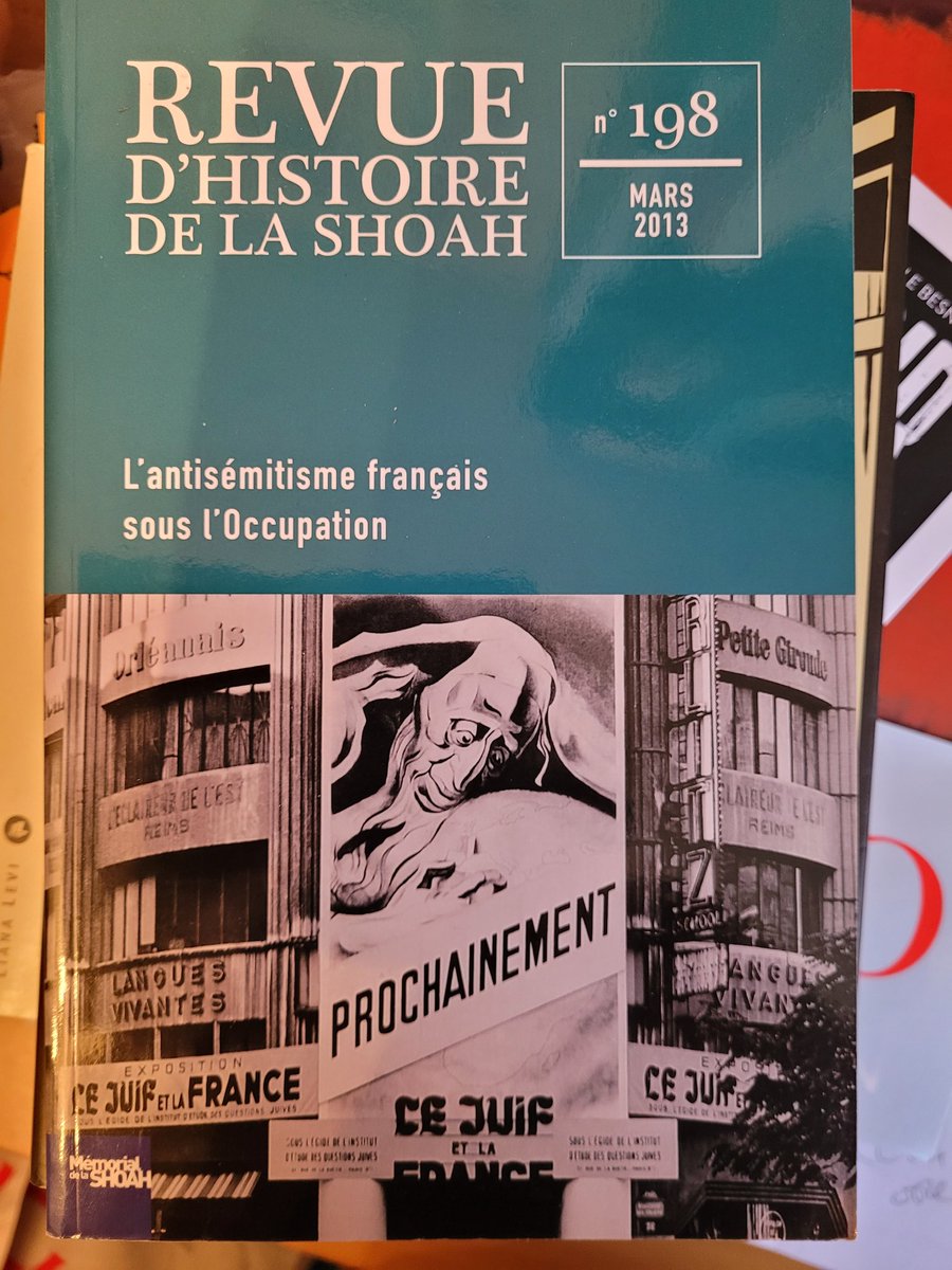 La Revue d'histoire de la Shoah à présent dirigée par <a href="/Odrejka/">Audrey Kichelewski</a> 
Les numéros sont en ligne sur <a href="/Cairninfo/">Cairn.info</a> cairn.info/revue-d-histoi…