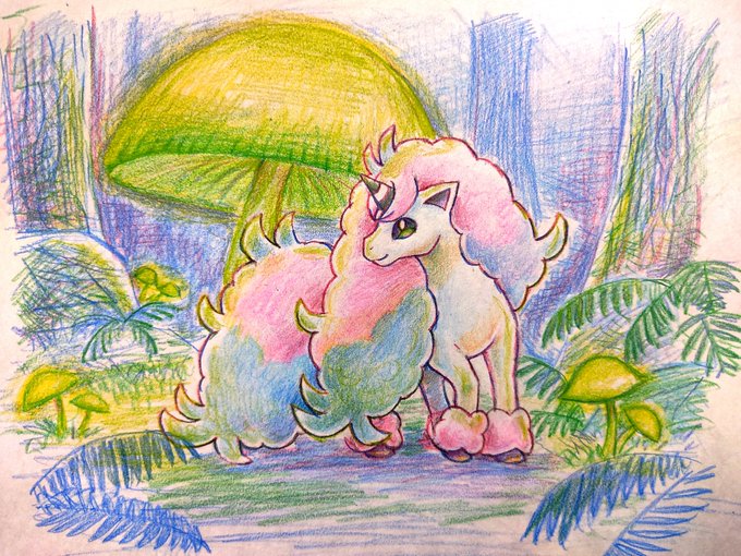 ひっさしぶりの投稿やっ…! 寒くなってきましたね…! ちゃんと生きてます、おいもです ガラルポニータちゃんの色塗りできたよ!子供ちゃん、遅くなってごめんね #ポケモンイラスト