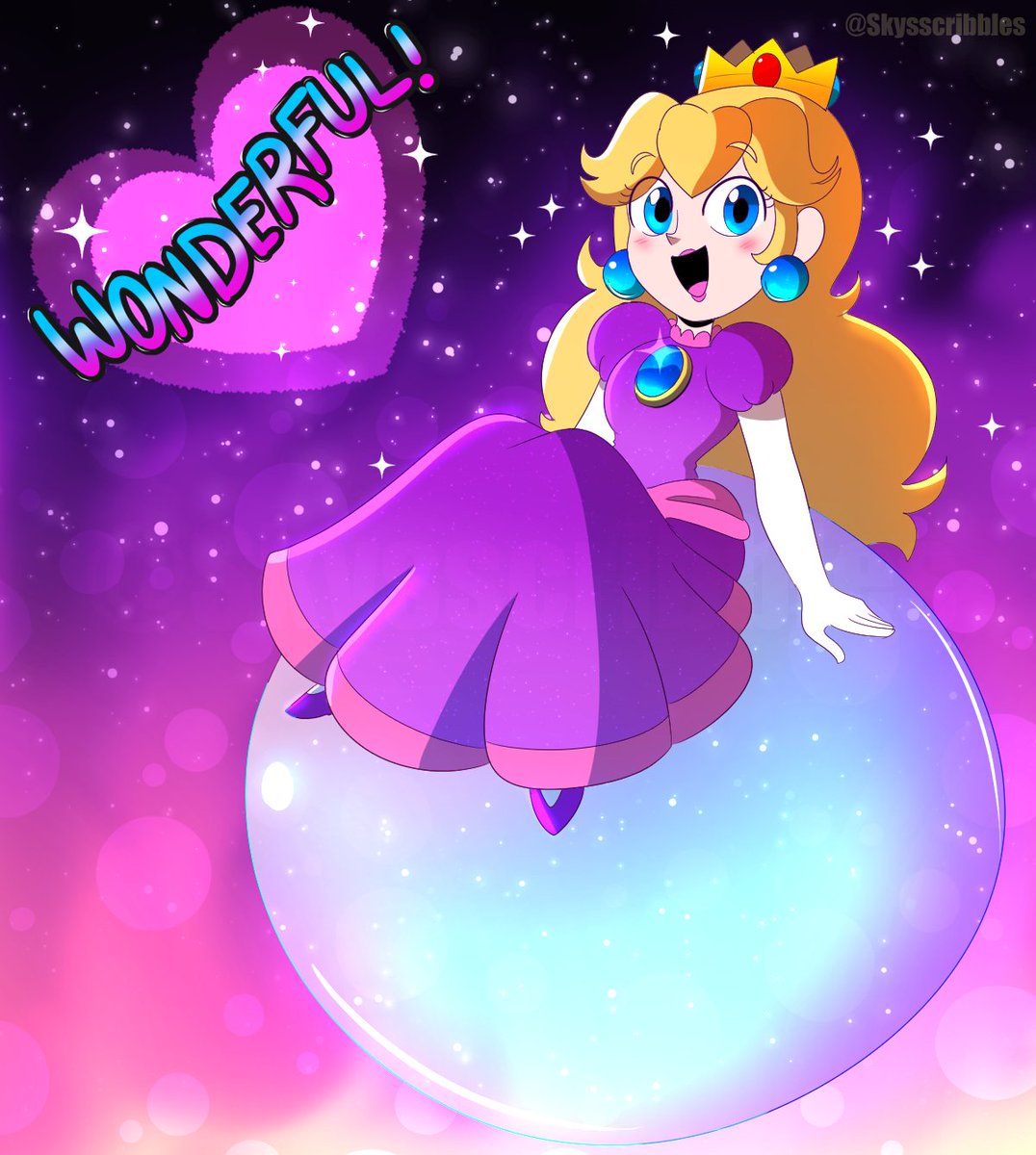 I beat Mario Wonder and am workin' on 100% completion in my downtime!

It's a fantastic game, I recommend it!!
I use Peach a lot💜✨
#MarioWonder #PrincessPeach #Nintendo