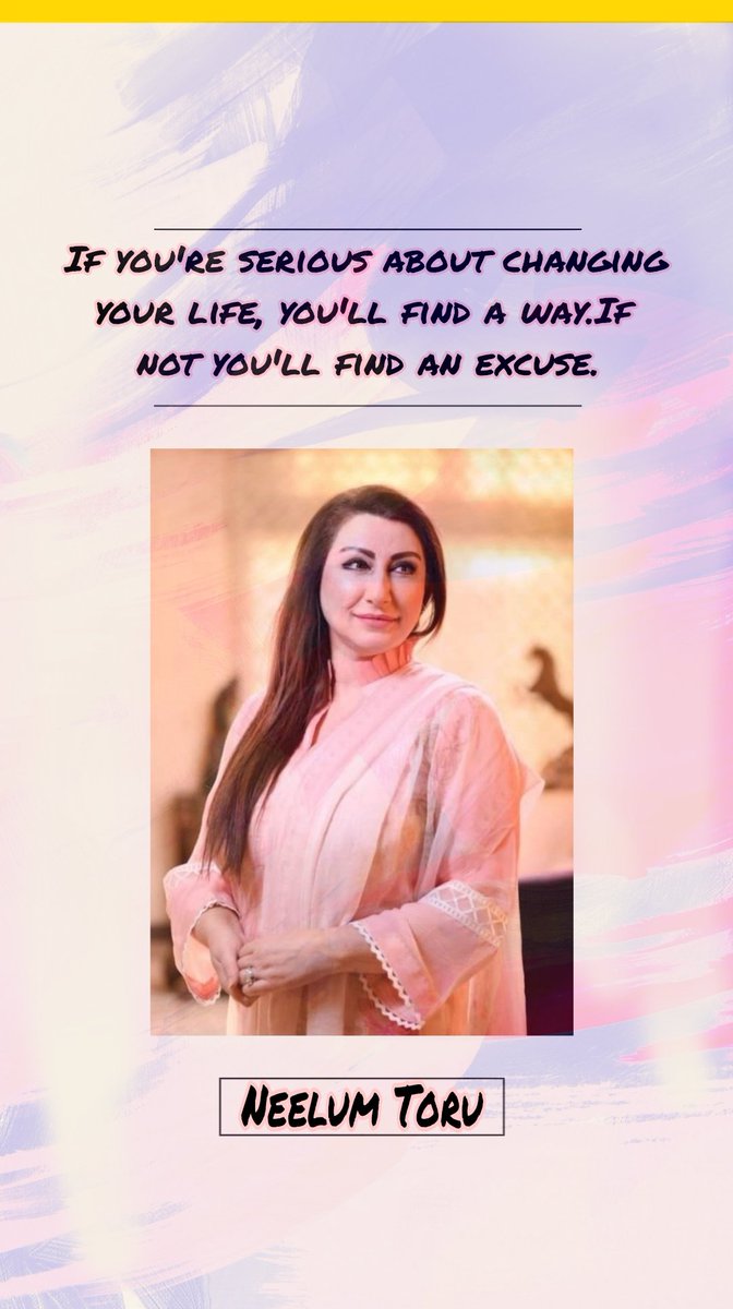 NeelamKhanToru's tweet photo. If you're serious about changing your life you will find a way.
If not you'll find an excuse...
#ادب_کا_سفر 
#Motivation https://t.co/D2GNlsiT5c