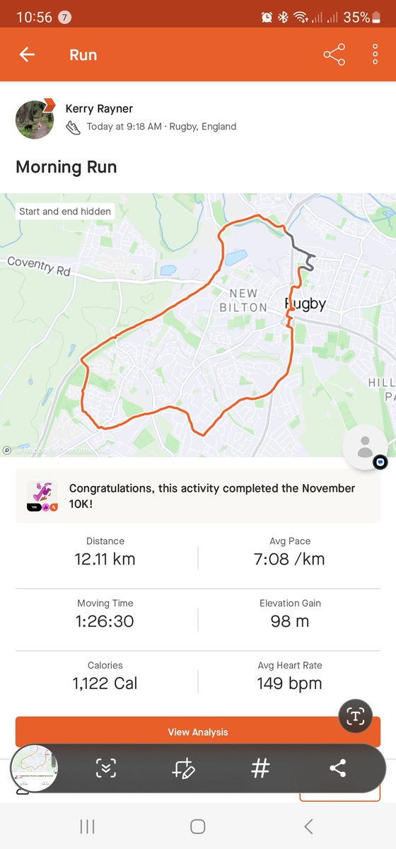 And just like that...#12k under my belt.
I must admit I did struggle bit, especially on the hills but I kept hydrated and pushed through

#keeponrunning