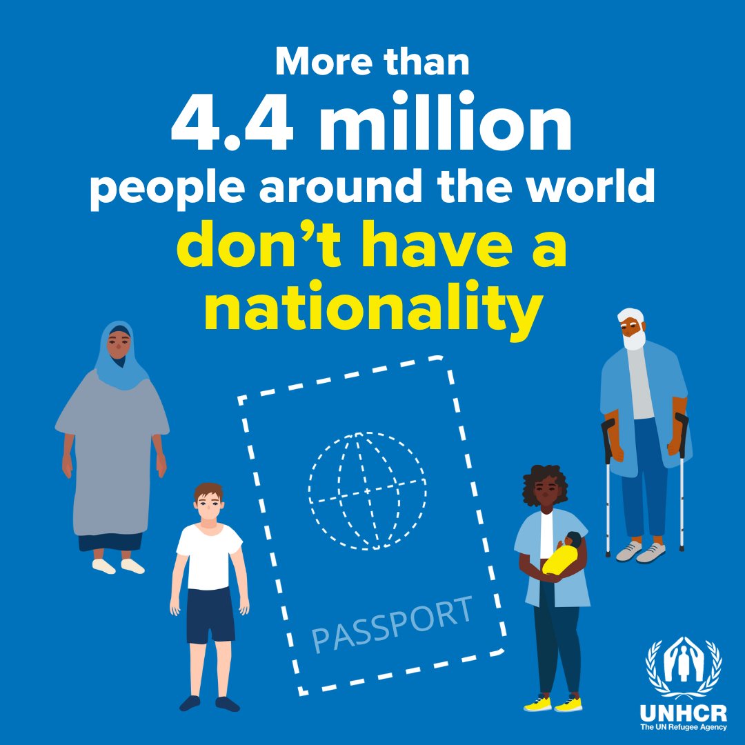 Having a nationality is a fundamental human right, but according to #GlobalTrends, millions are still invisible. They deserve to say #IBelong. We need to take action to #EndStatelessness.