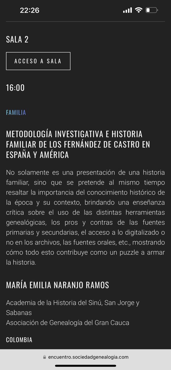 Hoy a las 16 h de España, 10:00 am de Colombia: