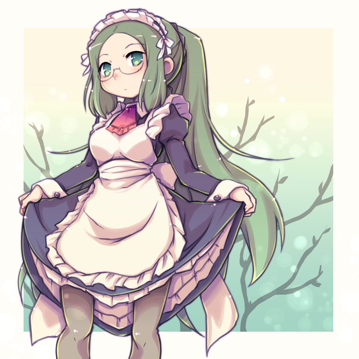 りんごは無いけどメイド再掲しよう
って思ったら全然メイド描いてなくて驚いた… 