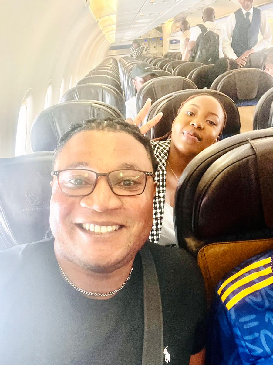 Zambian Team on board Wande and Bibian can't wait for #talpmodule4 #talp2023 <a href="/RunyararoT95/">Runyararo Tembani</a> @_ARASAcomms