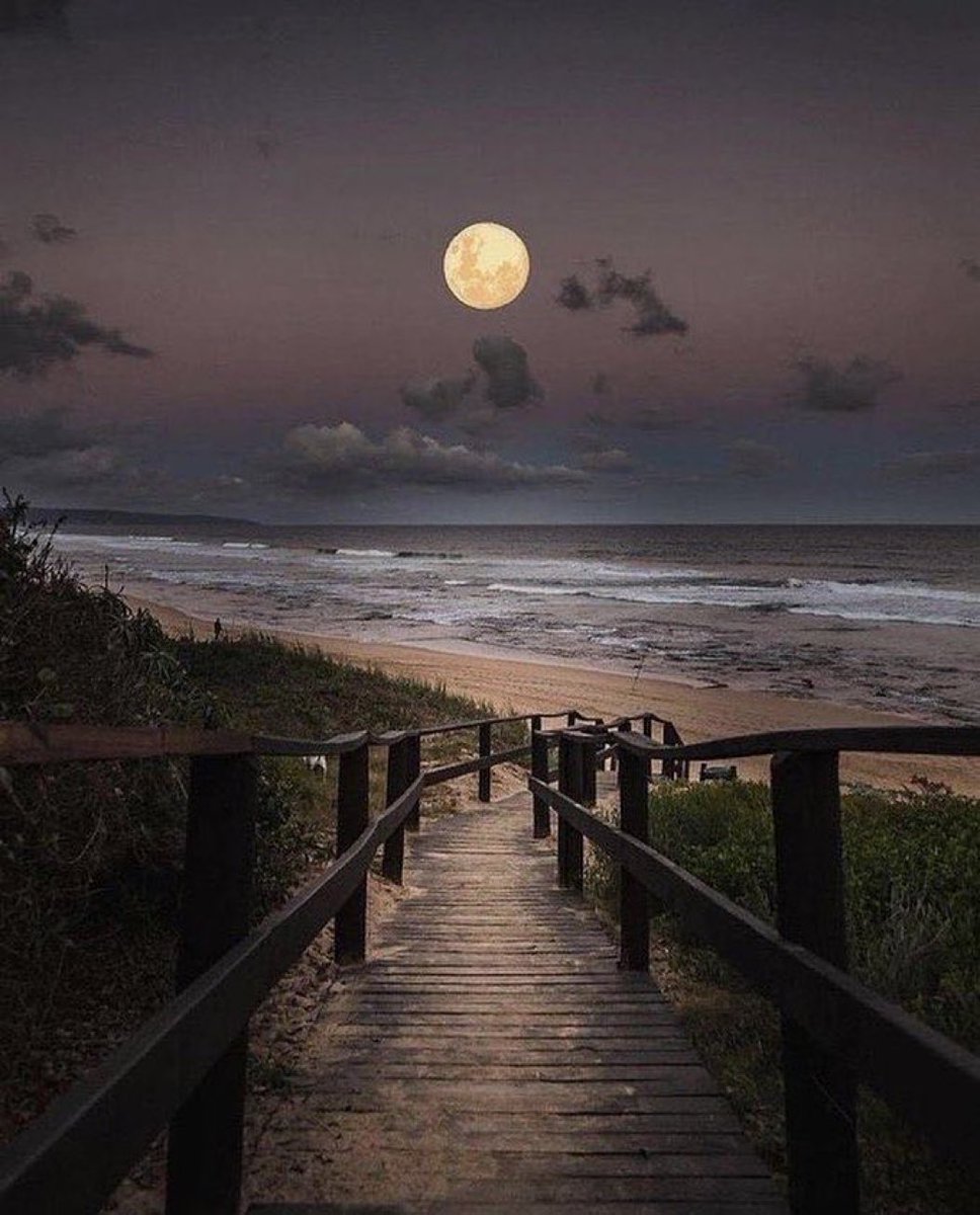 Full Moon and Sea.