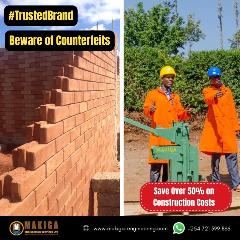 MakigaKe's tweet image. What if we told you that you can build a house with just soil, cement, and water? Sounds too good to be true, right? But it’s not. It’s possible with our Interlocking Soil Blocks press machines. Action costs and reduce your carbon footprint