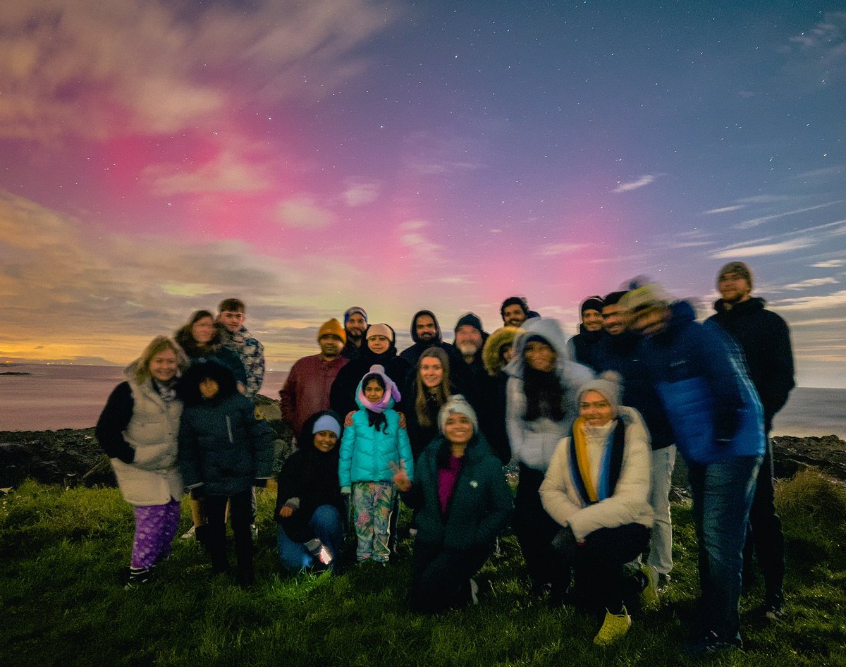 The Balbriggan aurora gang last night. Great night was had by all. My first workshop experience. Made a few people’s dreams come true by showing the results they can achieve with just their phones. This was taken on my iPhone 13 Pro Max.