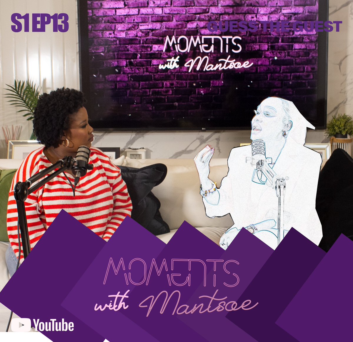 This week is gonna be lit!! Can you #GuessTheGuest ?

Clue: she’s unstoppable!

#MomentsWithMantsoe